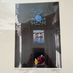 Famous photographer Gene Pembroke original work. Pushkar India women washing